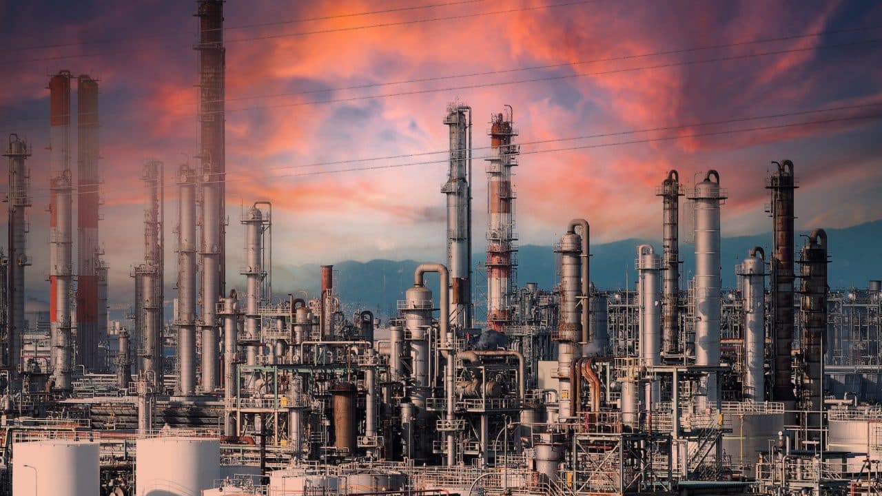 Refinery Sunset Banner